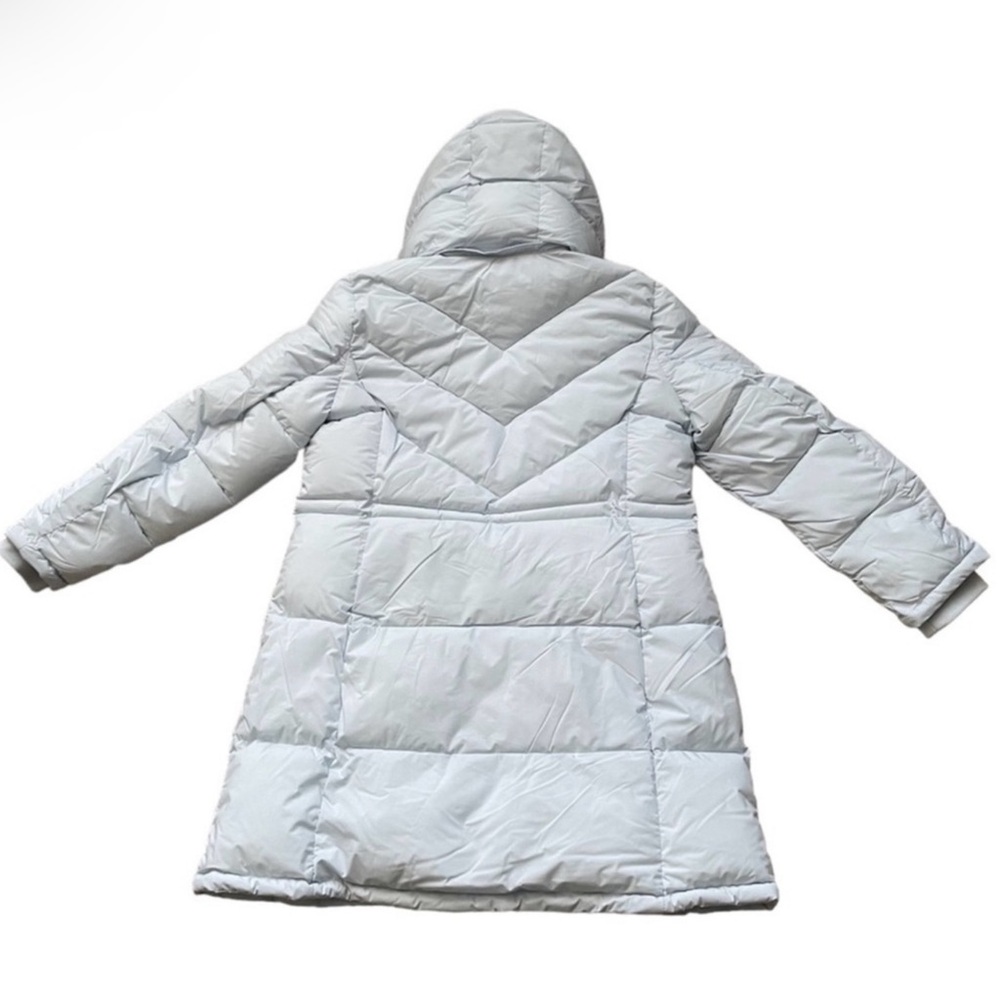 NWT Calvin Klein Long Light Blue Puffer Coat – XL - Picture 13 of 13